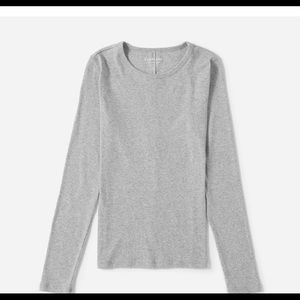 Everlane Pima micro-rib shirt